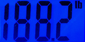 Tanya's down to 188 on the scale