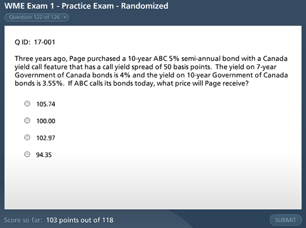 WME 1 Practice Exam WME 1 Practice Exam